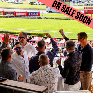 fans cheering at doomben